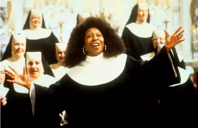 Whoopi Goldberg plays Sister Mary Clarence (Credit: Touchstone Productions)