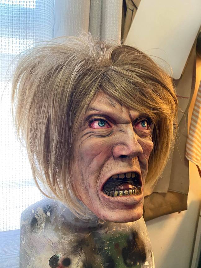 The 'Karen' mask really is terrifying (Credit: Kennedy News &amp; Media)