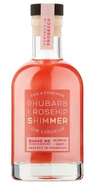 Fox &amp; Foreman rhubarb and rosehip gin is £6 at Tesco. Credit: Tesco