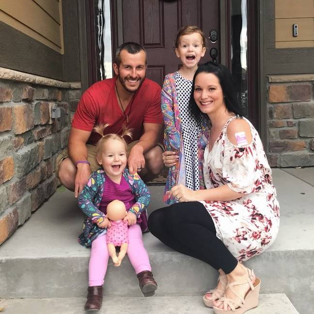 Chris Watts killed his whole family in the home (Credit: Netflix) 