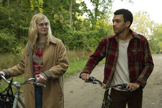 Elle Fanning stars as Violet in the movie based on the book by Jennifer Niven (Credit: Netflix)