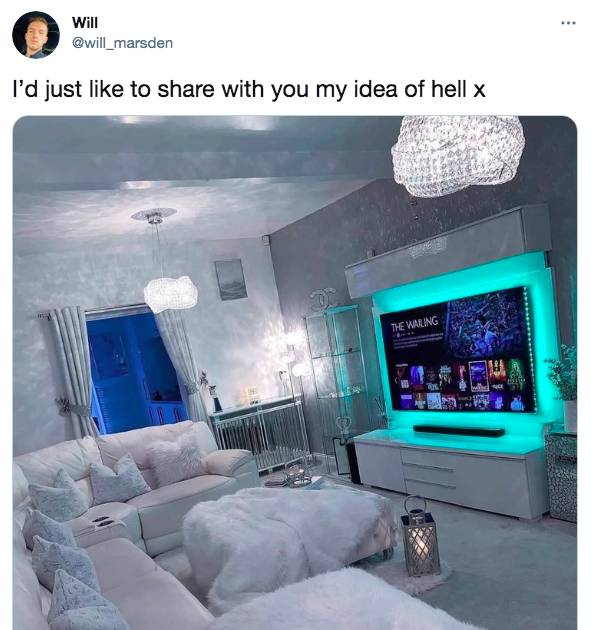 The Insta-worthy home has divided opinion (Credit: Twitter)