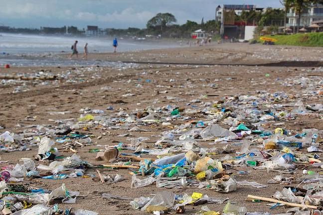 Plastics that take hundreds of years to break down end up in our oceans and on our beaches (Credit: Pxfuel)