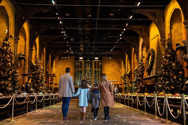 Other parts of Hogwarts have been kitted out for winter (Credit: Warner Bros. Studio Tour)