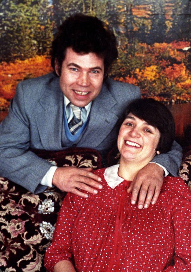 West was found guilty of 10 similar murders with her husband Fred West (Credit: PA)