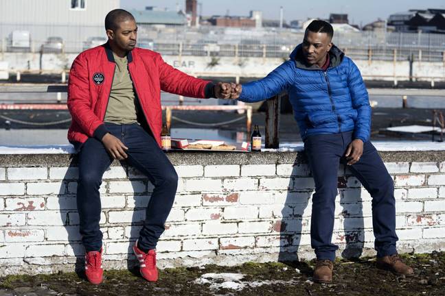 Ashley Walters and Noel Clarke in the Sky One drama (Credit: Sky One)