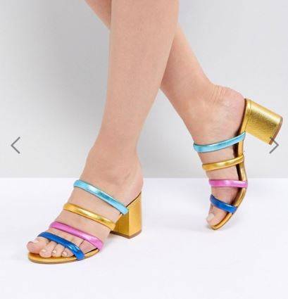 Kurt Geiger Major Midi Block Heeled Sandal were £139, now £55.50. Credit: ASOS