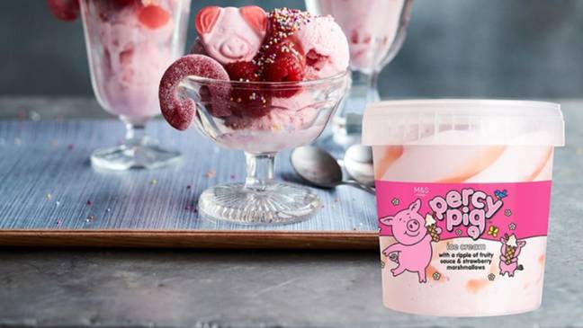 M&amp;S also sell Percy Pig ice cream and a whole load of other Percy variations (Credit: M&amp;S)