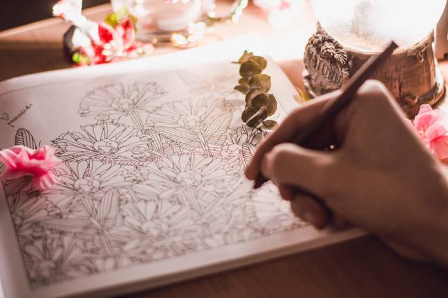 Studies suggest colouring can relieve anxiety. Credit: Unsplash