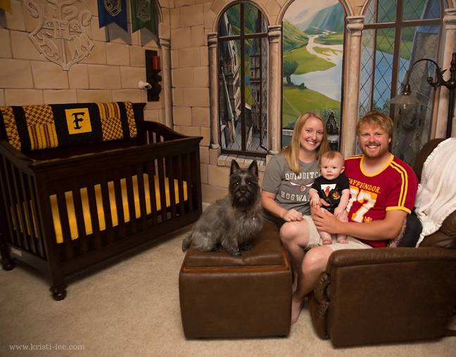 Casey and Kaycee created the nursery for their son Finley (Credit: Kristi-lee Photography)