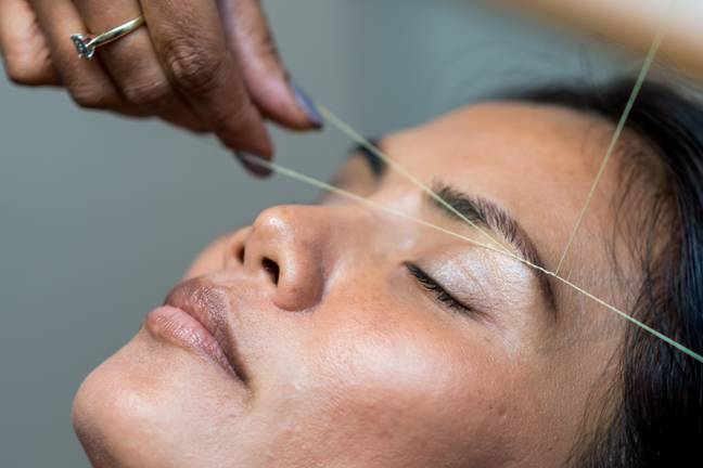 Close contact beauty treatments such as eyebrow threading can now go ahead under new guidance (Credit: Unsplash)