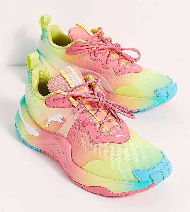 Puma Just Dropped Rainbow Trainers That Are Brighter Than Skittles - Tyla