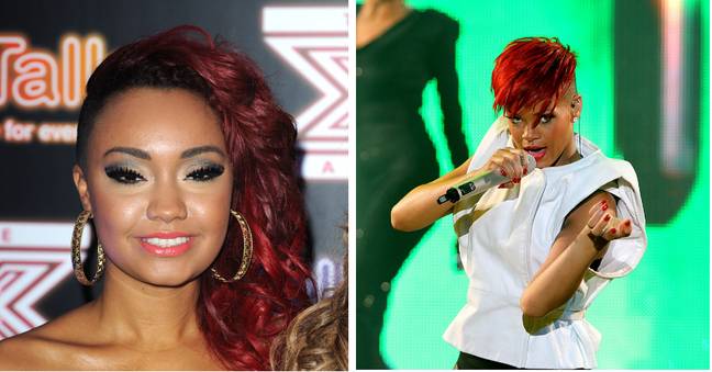 In the documentary Leigh-Anne says X-Factor bosses cut and dyed her hair red to make her 