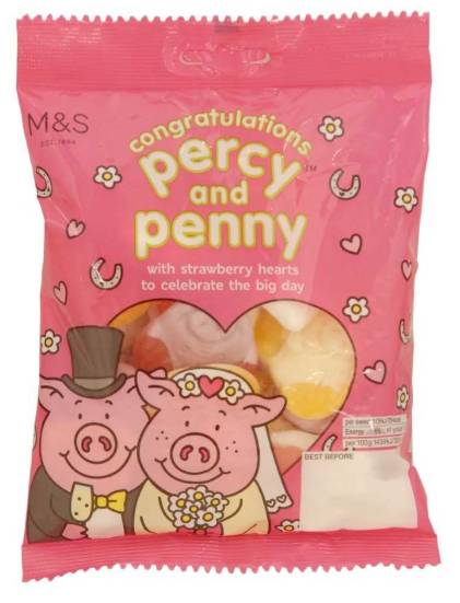 Percy and Penny got married last year. (Credit: M&amp;S)