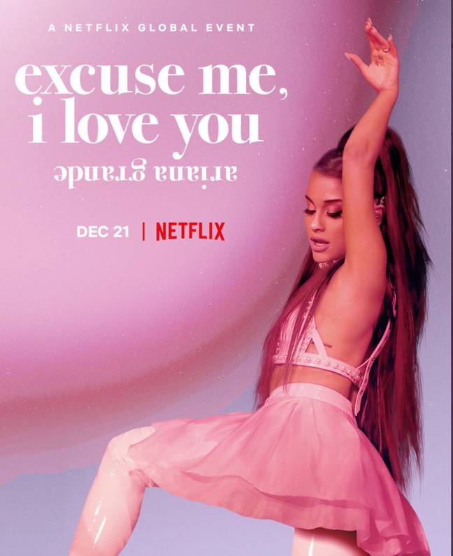 Netflix has released the first poster for Ariana's film release (Credit: Netflix)