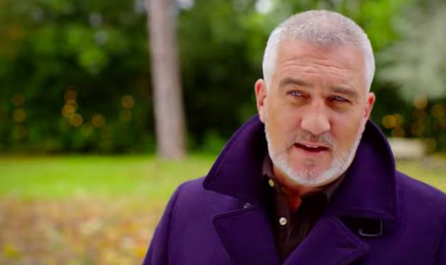 Paul Hollywood doesn't look too impressed with the celebs (Credit: Channel 4)