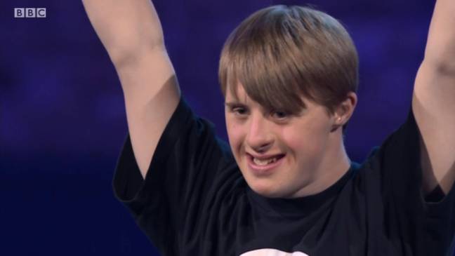 Andrew said he has dance syndrome and not Down's Syndrome. (Credit: BBC)