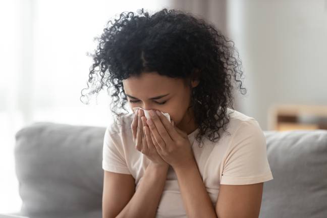 Breathing through your mouth can be tricky when you're contending with the symptoms of hay fever (Credit: Shutterstock)