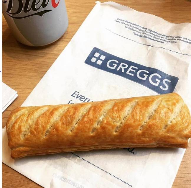 We could almost taste the sausage rolls (Credit: Greggs/Instagram)