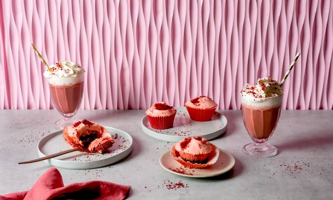 Famed American-born bakery chain Hummingbird is credited with introducing red velvet cupcakes to the UK (Credit: Bailey's x The Hummingbird Bakery) 