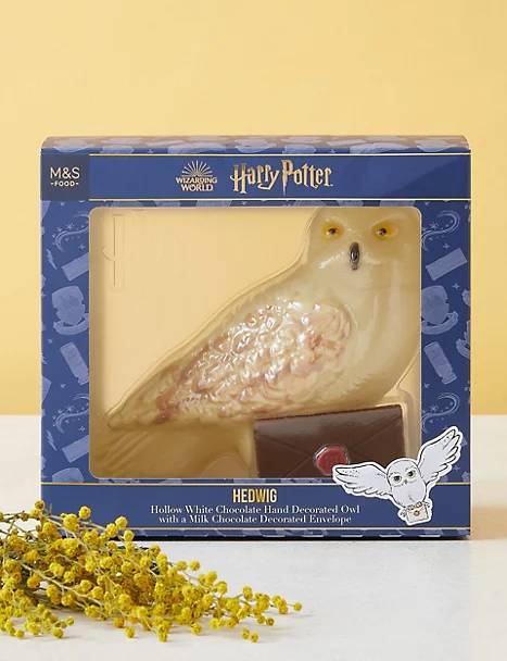 The chocolate Hedwig is expected to swoop off the shelves (Credit: M&amp;S)