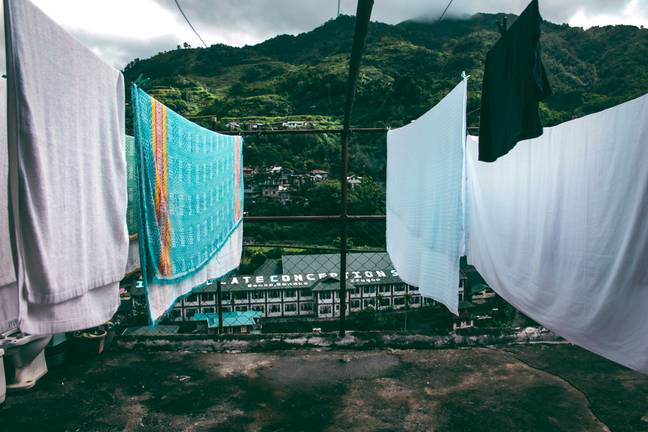 Drying your towels in the fresh air is the best way to keep them soft (Credit: Unsplash)