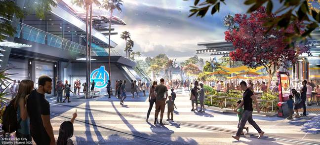 The campus will soon be packed full of people (Credit: Marvel Land/ Disney)