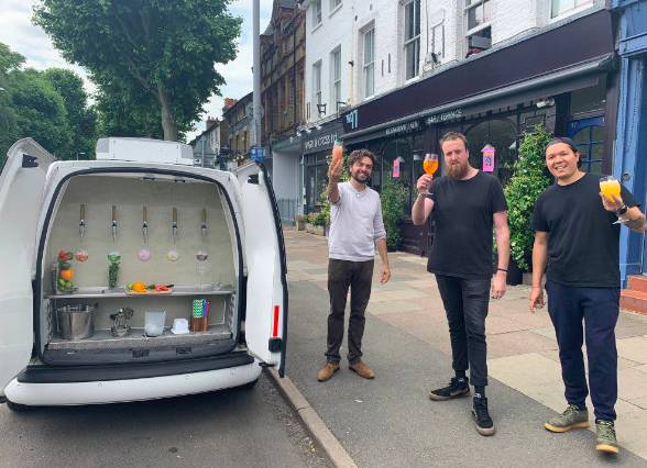 The truck will arrive with a barman, glasses and cocktail essentials (Credit: Liberation Cocktails) 