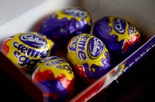 The white Creme Eggs will have regular packaging. (Credit: PA)