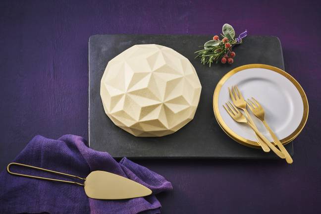 This drool-inducing snow dome dessert says it serves 12 and costs £12. Credit: Sainsbury's
