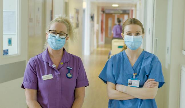 Stacey headed to a maternity ward for the new doc (Credit: BBC) 