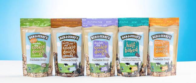 The US already has a wide range of cookie dough chunk flavours (Credit: Ben &amp; Jerry's)