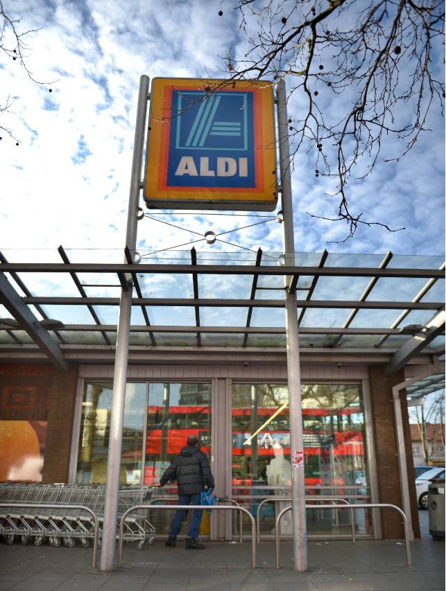 Aldi has placed a limit of 12 bottles per order to ensure supplies are available for everyone (Credit: PA)