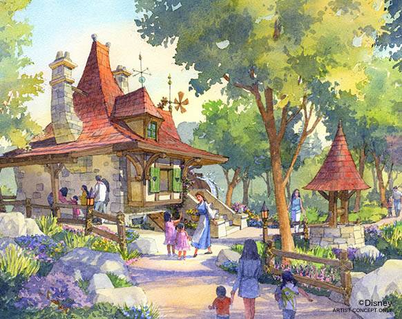 The village has Maurice's Cottage, shops and a restaurant (Credit: Disney Parks)