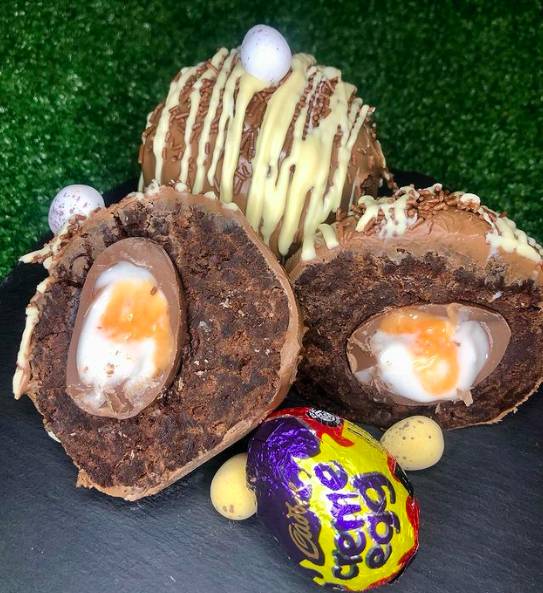 Megan added a Mini Egg on top for an extra chocolatey fix (Credit: Instagram/@Makes_by_megs)
