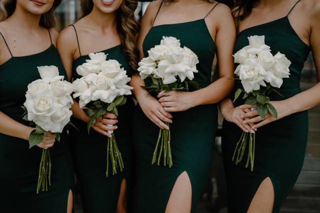 Bridesmaids were asked not to put on weight before the wedding (Credit: Unsplash)