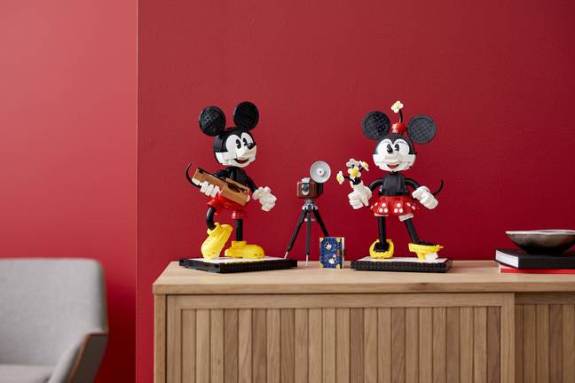 The cult Disney characters will land in LEGO Stores and LEGO.com on 1st July (Credit: LEGO)