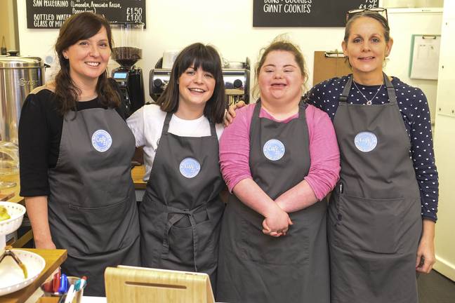 The cafe is hoping to provide people with Down Syndrome with work experience. (Credit: SWNS)