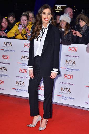 Stacey looked very glam on the red carpet. (Credit: PA)