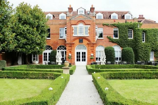 Littleton Park House at Shepperton Studios cancelled on the couple (Credit: SWNS)