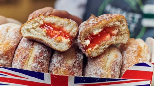 Morrisons is now selling pink lemonade flavoured doughnuts in store (Credit: Morrisons)