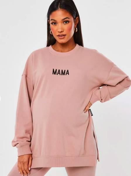 This maternity sweatshirts look super comfy (Credit: Missguided)