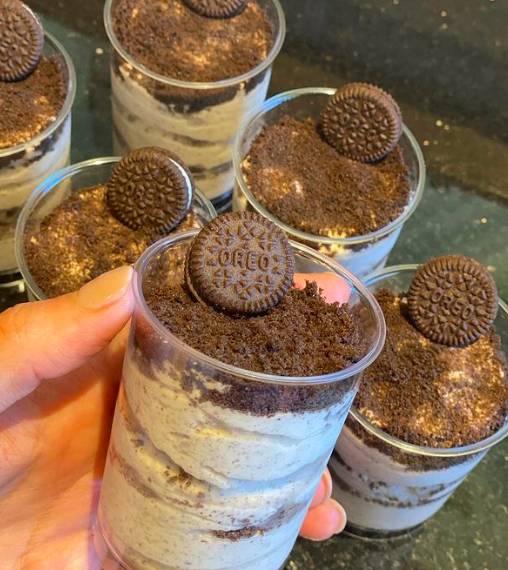Say hello to the Oreo Mousse - and it's so easy to make! (Credit: Instagram/@alittlesomething.sweet)