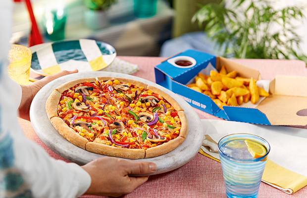 The two vegan offerings will be available from 46 stores across the UK and Ireland (Credit: Dominos)