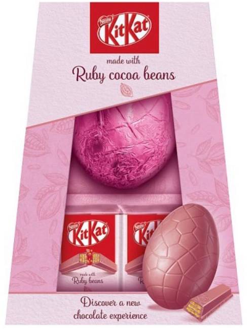 The sweet Easter treats are made from ruby cocoa beans. Credit: Nestlé