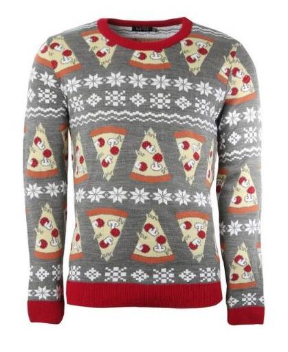 You can show the world how much you love pizza this Christmas. (Credit: Boohoo)