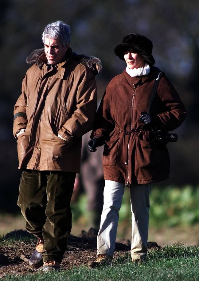 Epstein and Maxwell pictured together before his arrest (Credit: Shutterstock)