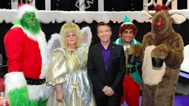 'The Chase' presenters will be dressed up for Christmas (Credit: ITV)