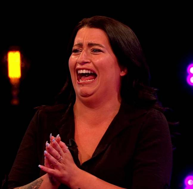 Contestant Deanna seemed to be stuck between hilarity and horror at the remark (Credit: Channel 4)