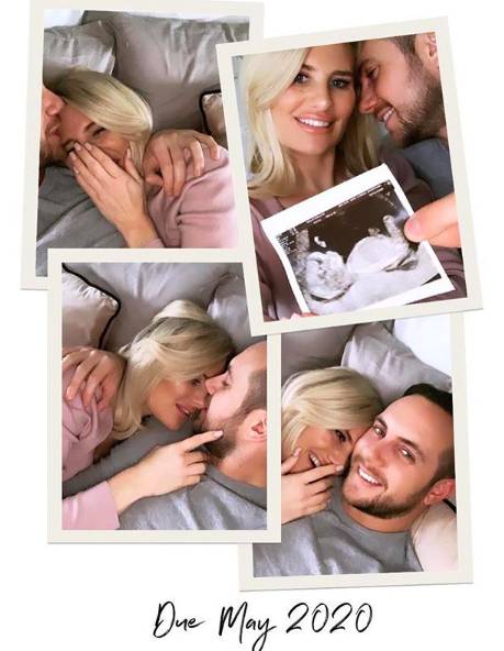 Danielle Armstrong shared her pregnancy in November (Credit: Instagram/ Danielle Armstrong) 